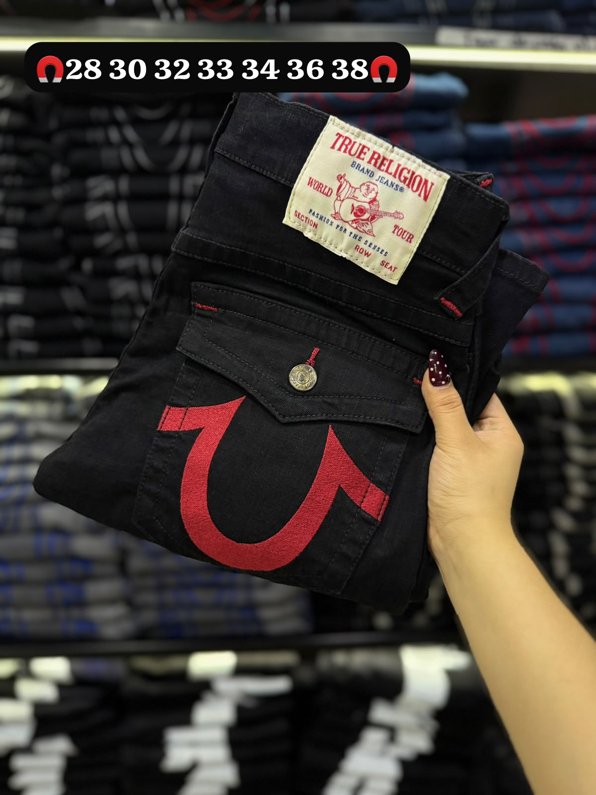 Pantalón True Religión Rojo